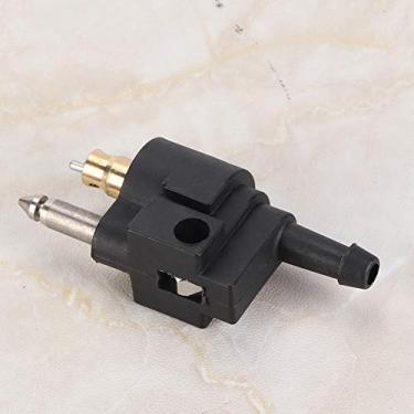 Imagem de Conector de Linha de Combustível, Acessórios Pretos para Substituição do Motor de Motor Externo, Ajuste Junta de Tubo de Conector Masculino de 1/4 de Polegada para o Motor à Popa Com Linha de