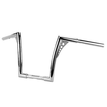 Imagem de VG MOTO Guidão Rise Ape Hanger De 14" Com 1,25" Espessura E Braçadeira 1" Para Motocicleta, Gancho Substituição Harley Dyna Softail Touring Sportster Xl 883 1200 Road Glide King