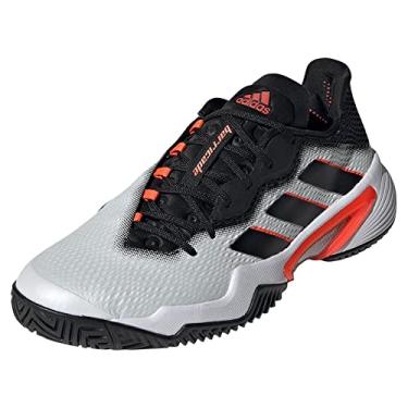 Imagem de adidas Tênis masculino Barricade Clay, Branco/preto/vermelho solar, 43