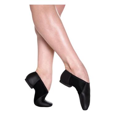 Imagem de Botinha Jazz em Couro c/Stretch Só Dança F56, Preto, B, 34