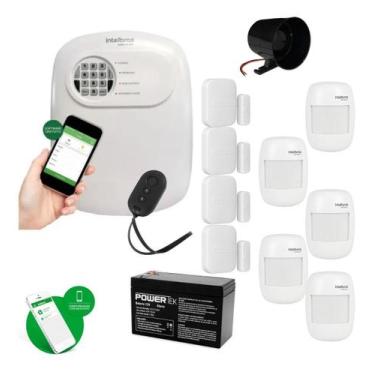 Imagem de Kit Central De Alarme 09 Sensores S/ Fio - Monte O Seu - INTELBRAS