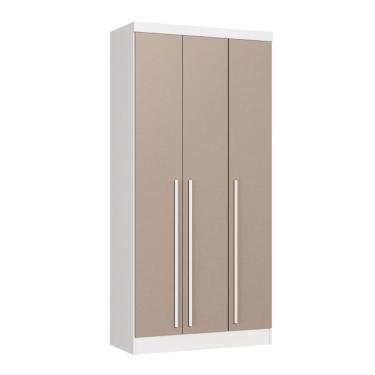 Imagem de Guarda-roupa Modulado 3 Portas Infinity Branco Line/ Duna Line