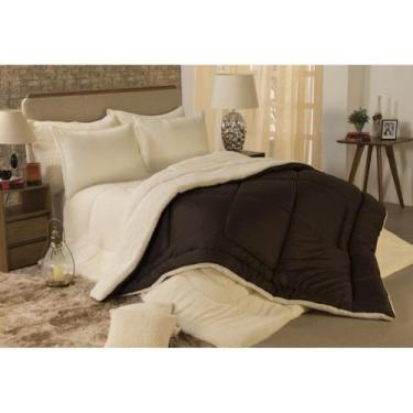 Imagem de Coberdrom Casal Queen Dupla Face Pele de Carneiro Sherpa - Malular, Ma