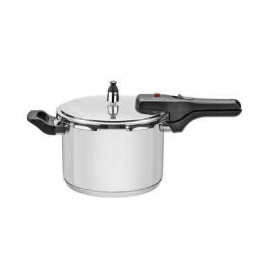 Imagem de Panela de Pressão Tramontina Brava Aço Inox Fundo Triplo 20cm 4,5 L, 4