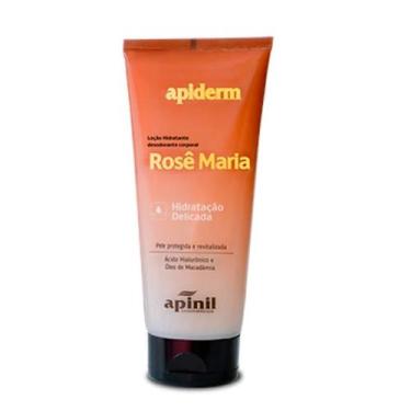 Imagem de Loção Hidratante Rosê Maria Desodorante Corporal Apiderm Apinil 190g