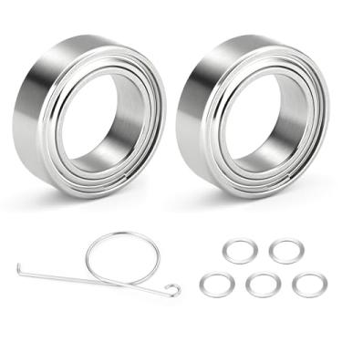 Imagem de Marvelure Kit de acessórios de maçaneta de molinete de pesca, rolamentos de esferas de aço inoxidável atualizados blindados em ambos os lados para bobinas Shimano, Daiwa e Penn (DDL-950ZZ 5 * 9 * 3 mm