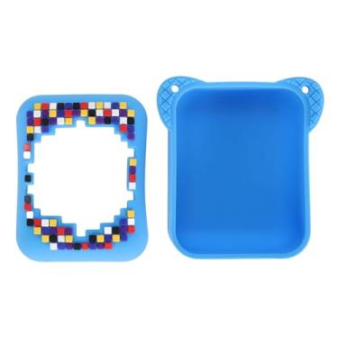 Imagem de lyrlody Caso de Capa de Silicone de Absorção de Choque Com Cordão, Presente Ideal para Bitzee Interactive Digital Pet, Look da Moda, Fácil Instalação e Remoção, Compatível Com Bitzee (Azul)