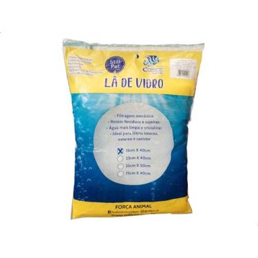 Imagem de Lã De Vidro Filtro Mecânico Para Aquário Stillpet 15x40cm - STEELLPET