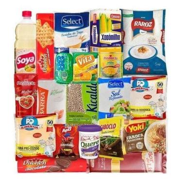 Imagem de Cesta Básica 20 Itens Produtos De Qualidade Doação Social - Higipack