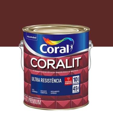 Imagem de Esmalte Brilho Coralit Ultraresistência Vermelho Goya 3,6l - Coral