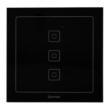 Imagem de Interruptor Wifi Outmat Touch 3 Teclas 4X4 Alexa Celular