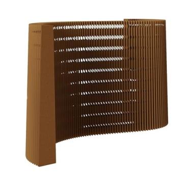 Imagem de Biombos e Divisórias Divisória De Ambiente Dobrável Moderna, Divisória De Papel, Divisória De Parede Flexível Portátil, Tela De Privacidade Independente Para Sala De Estar, Quarto, Escritório(Brown,50