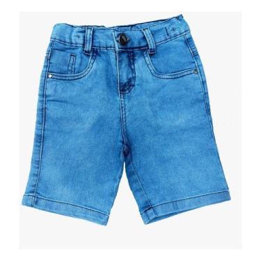Imagem de Bermuda Jeans Infantil Para Meninos 2 Ao 16. - Maximus, Azul, Claro, 4