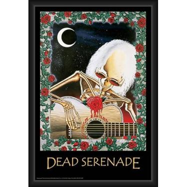 Imagem de BUY ART FOR LESS Oficialmente licenciado Dead Serenade - Pôster de arte emoldurado - 61 x 91 cm - Moldura de madeira projetada resistente com vidro plexi - Pronto para pendurar