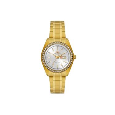Imagem de RELOGIO ORIENT AUTOMATICO PRATA METAL DOURADO NH6GG003 S1KX