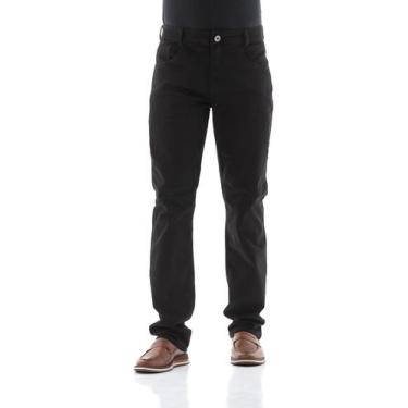 Imagem de Calça Preta Masculina Arauto Confort - ARAUTO JEANS, 46, Preto