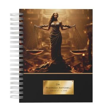 Imagem de Agenda 2026 Jurídica Personalizada Com 8 Capas Miolo Azul (CAPA 1)