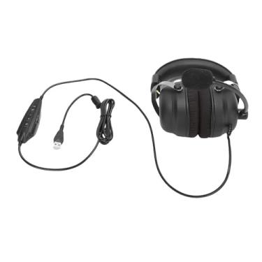 Imagem de Heayzoki Fone de Ouvido de Jogos USB para PC, Fones de Ouvido de Computador Com Microfone, Subwoofer Estéreo, 360 ° 7.1 Som Surround, Clareza de Campo de Som 3D, Três Cenas de Jogo para