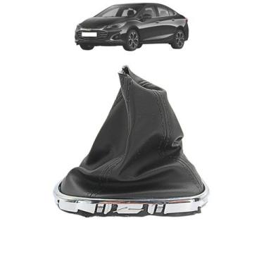 Imagem de Coifa Alavanca Câmbio Cruze 2012 2013 2014 2015 2016 Preta - Nat