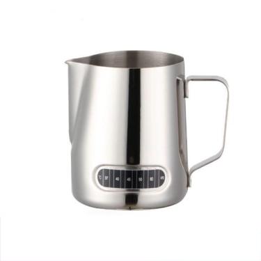 Imagem de Leiteira Pitcher Para Cafe Barista 350ml Inox Com Termômetro - RALEO
