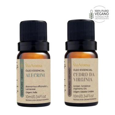 Imagem de Kit 2 Óleo Essencial 100% Puro Via Aroma 10ml - Escolha seu Aroma
