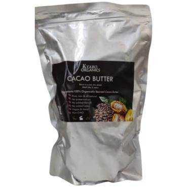 Imagem de Kyabo Manteiga de cacau 100% pura e totalmente natural - 1,4 kg - grau alimentício - ótimo para fazer protetor labial, creme, produtos para cabelo, velas, depilação e projetos de artesanato - Feito