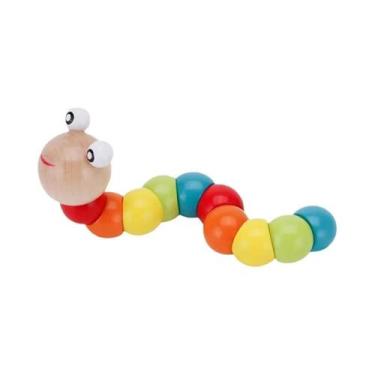Imagem de Blocos de Madeira Montessori Coloridos e Chocalhos Musicais Educativos