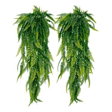 Imagem de Plantas Artificiais De Samambaia, Flores Artificiais Decorativas,Conjunto De 2 X 80 Cm, Adequadas Para Uso Interno E Externo (2)