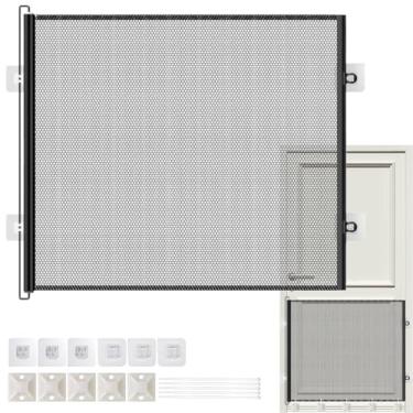 Imagem de Rrlihjgu Portões Retráteis para Bebés - 76 cm de Altura Barreira de Segurança para Pets | Portões de Segurança Infantil para Interior Varanda Casa de Banho Corredor Escadas Casa