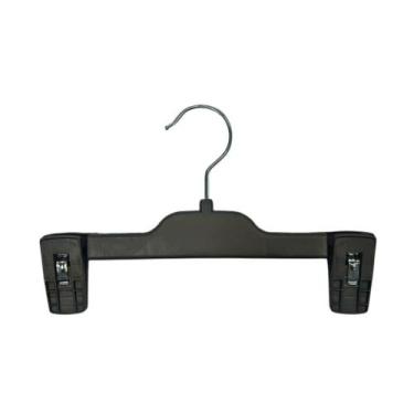 Imagem de Cabide infantil reforçado c/clips de metal fixo e gancho de metal crom