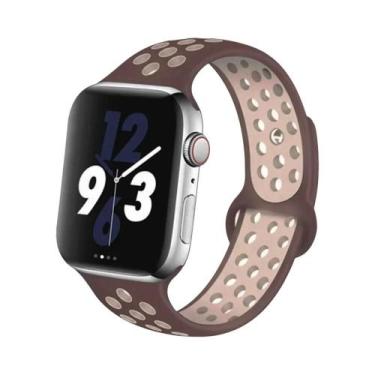 Imagem de Pulseiras De Silicone Para Apple Watch De 45mm, 44mm, 49mm, Ultra2, 40