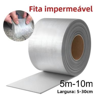 Imagem de Fita De Alumínio Butílica Resistente a Altas Temperaturas E Impermeáve