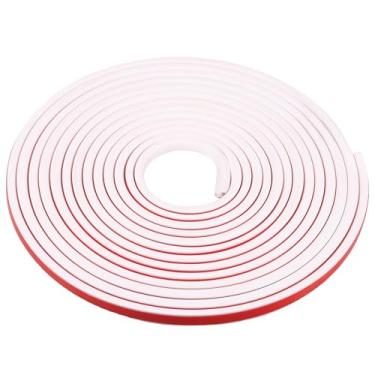 Imagem de Escondedor de cabo de parede, cobertura de fio autoadesivo para paredes, cobertura de fio branco, material de PVC retardador de chamas que oculta cabos de alimentação de TV para montagem na parede em