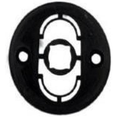 Imagem de Kit Roseta Avulsa Fechadura Banheiro Wc Imab Cromada Redonda