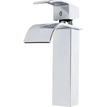 Imagem de Torneira Monocomando para Banheiro Cascata Cromada de Bica Alta - BAR-002 - STILLUS HOME