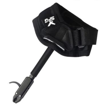 Imagem de Liberação de arco composto para tiro com gatilho 360° ajustável auxiliares de liberação de pulseira para adultos e crianças, acessórios de caça