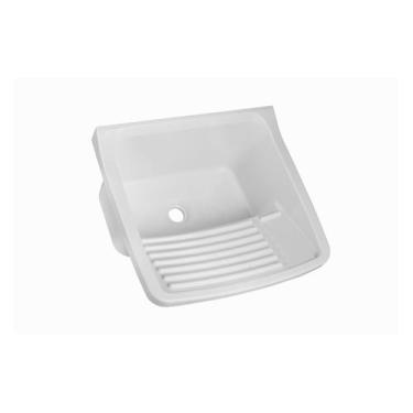 Imagem de Tanque de escovamento lavar roupa plastico branco - ASTRA