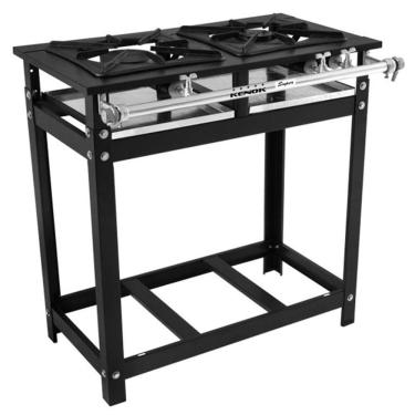 Imagem de Fogão Super 40 Kenok 2 Bocas Duplas Baixa Pressão FBSU2B.130