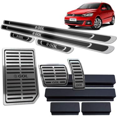 Imagem de Soleira Pedaleira Descanso Gol G6 G7 12 A 20 Auto Preto AR