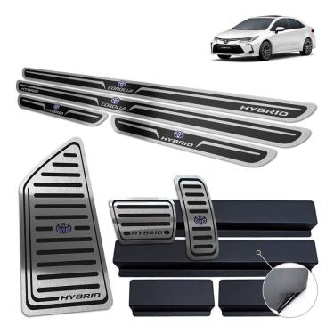 Imagem de Soleira Pedaleira Descanso Corolla Hybrid 2020 Preto ARelevo