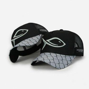 Imagem de Boné Pescador Trucker com Bordado em E.V.A - Aquarama