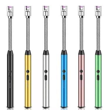 Imagem de Isqueiro Premium Elétrico USB Acendedor Recarregável 360° Flexível