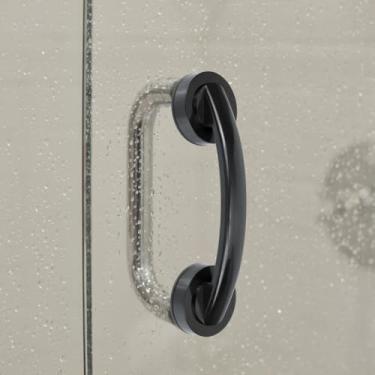 Imagem de Zerodeko Barra de apoio de chuveiro, auxílio de equilíbrio de sucção, alça de chuveiro antiderrapante de segurança, suporte de trilho de mão para deficientes, lesão de idosos, assistência para idosos,