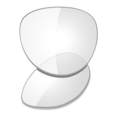 Imagem de SAUCER Lentes de reposição premium compatíveis com óculos de sol inteligentes Ray-Ban Meta Headliner (Gen 2) RW4013F 51 mm Low Bridge, Transparente, alta definição, One Size