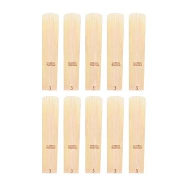 Imagem de Domary Alto Saxofone Sax Reeds 3.0 Strength 10pcs Caixa para Iniciantes