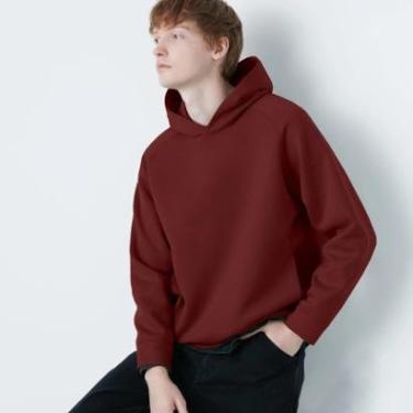 Imagem de Moletom Slim Fitness Com Capuz Unissex Estiloso Para Frio-Unissex