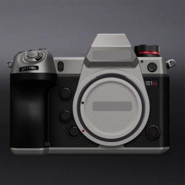 Imagem de S1H Adesivo antiarranhões para câmera Panasonic Lumix S1H película protetora decalques S1H (titânio)