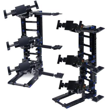 Imagem de Suporte de exibição de carro F1 de 3 camadas compatível com Lego Speed Champions (pacote com 2) - para 76918, 76915, 76914 kit de exibição com estatueta de motorista