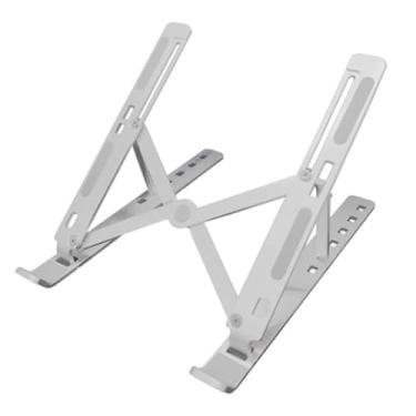 Imagem de Suporte Base Notebook Tablet Alumínio Dobrável Portátil(alumínio-102 cor aleatorio)