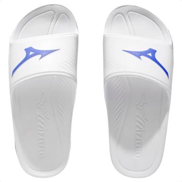 Imagem de Chinelo Mizuno Slide Enerzy Masculino Branco/Azul 4142